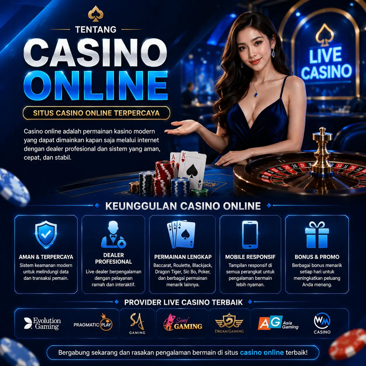 Casino Online Terpercaya - Situs Casino Online Terbaik Login dan Daftar