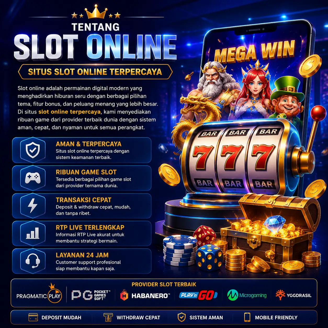 Slot Online Terpercaya - Situs Slot Online Terbaik Login dan Daftar