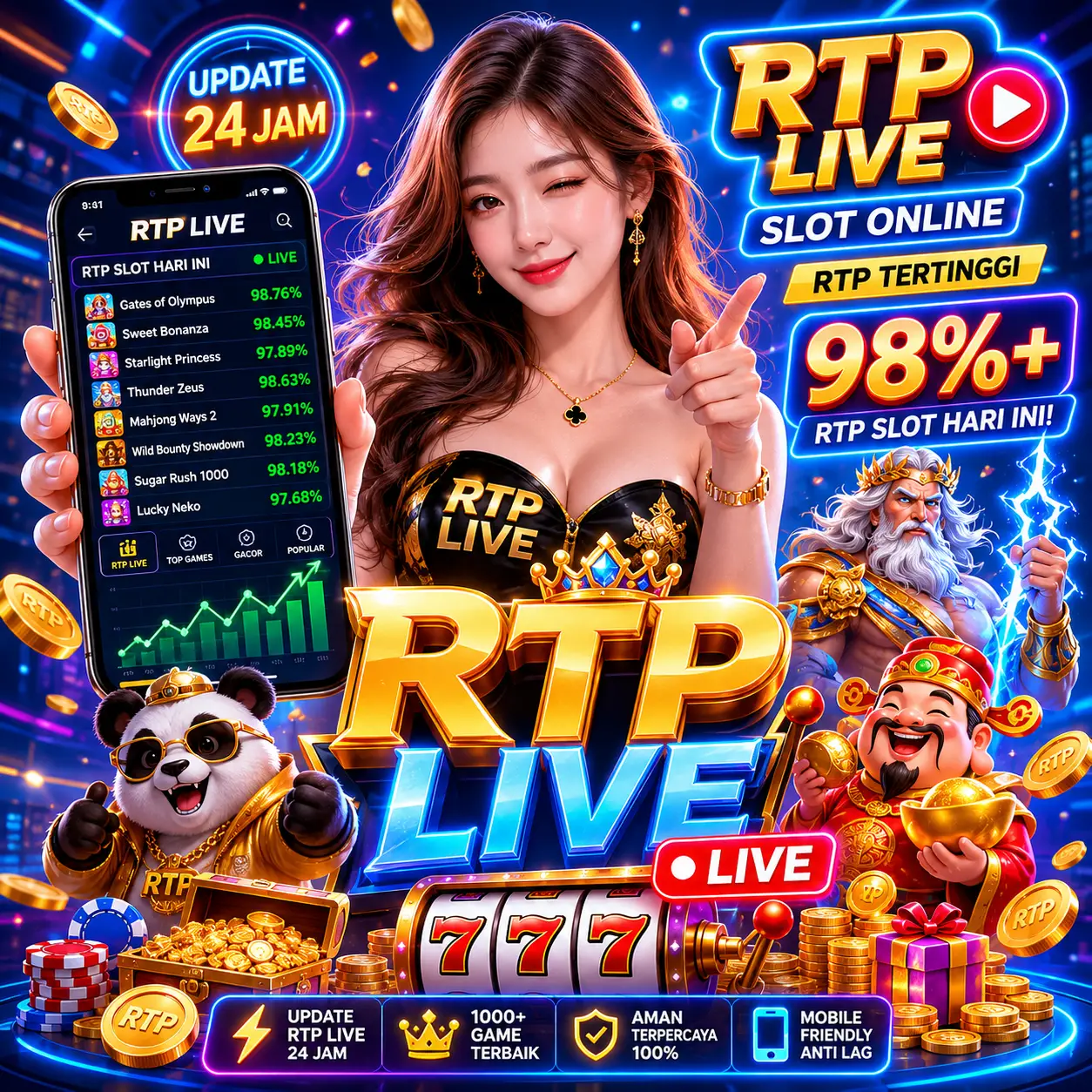 RTP Live Slot Online Hari Ini - RTP Live Terpercaya 2026