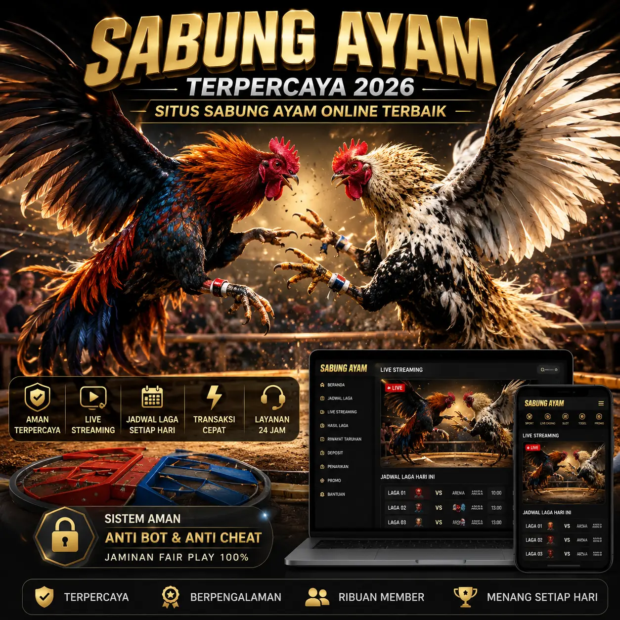 Sabung Ayam Terpercaya - Situs Sabung Ayam Online Terbaik 2026